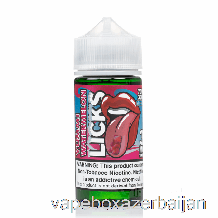 Vape Azerbaijan Frozty Yummi Watermelon Punch - LICKS Roll Upz - 100mL 0mg